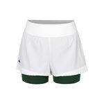 Vêtements Lacoste Lacoste Shorts Femmes - blanc, vert foncé