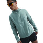 V&ecirc;tements Nike Nike Miler Veste running Hommes - turquoise, argent