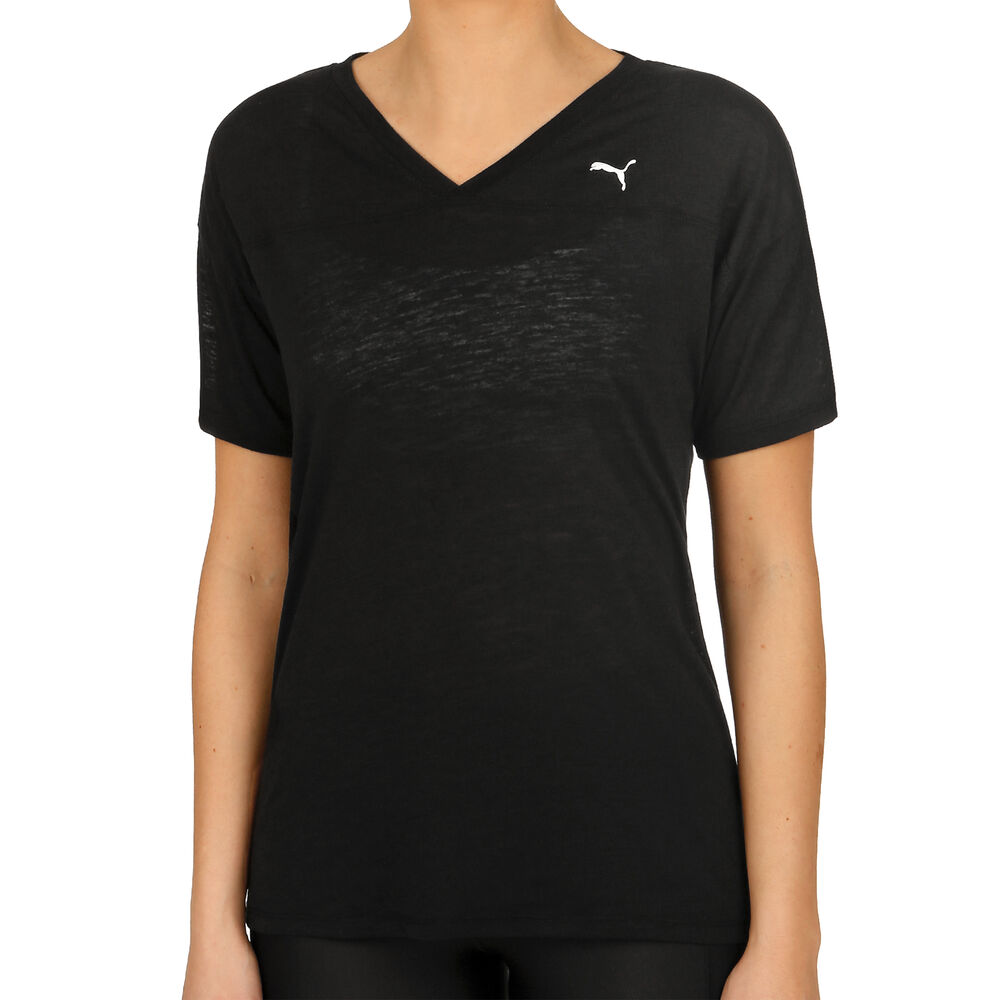 Puma Boyfriend T-shirt Femmes - Noir , Blanc