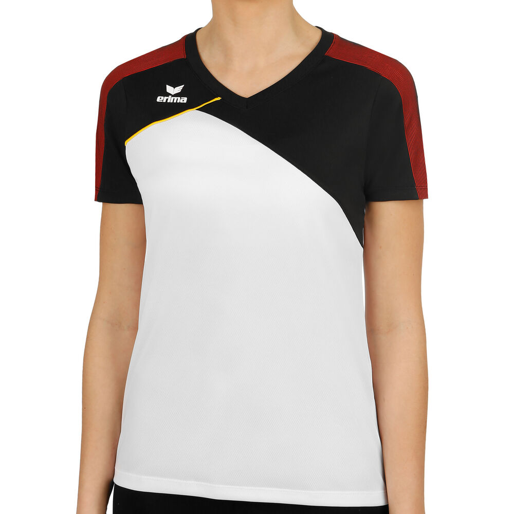 Erima Premium One 2.0 T-shirt Femmes - Blanc , Noir