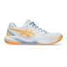 Gel-Dedicate 8 Chaussures Padel Femmes-Blanc,Orange