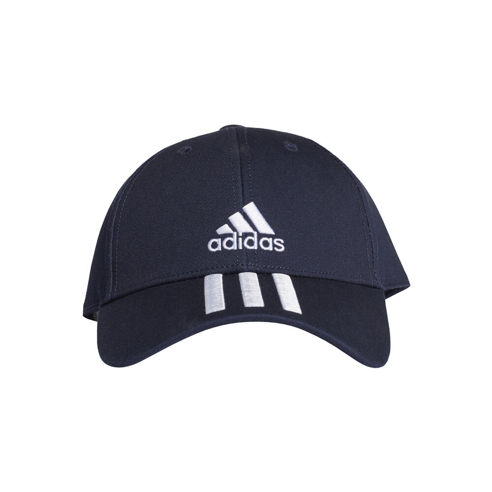 adidas 3-Stripes Baseball Casquette - Bleu Foncé , Blanc