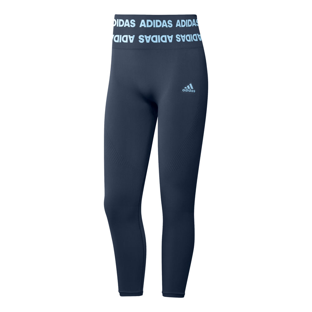 adidas Aeroknit 7/8 Collant Tight Femmes - Bleu Foncé , Bleu Clair