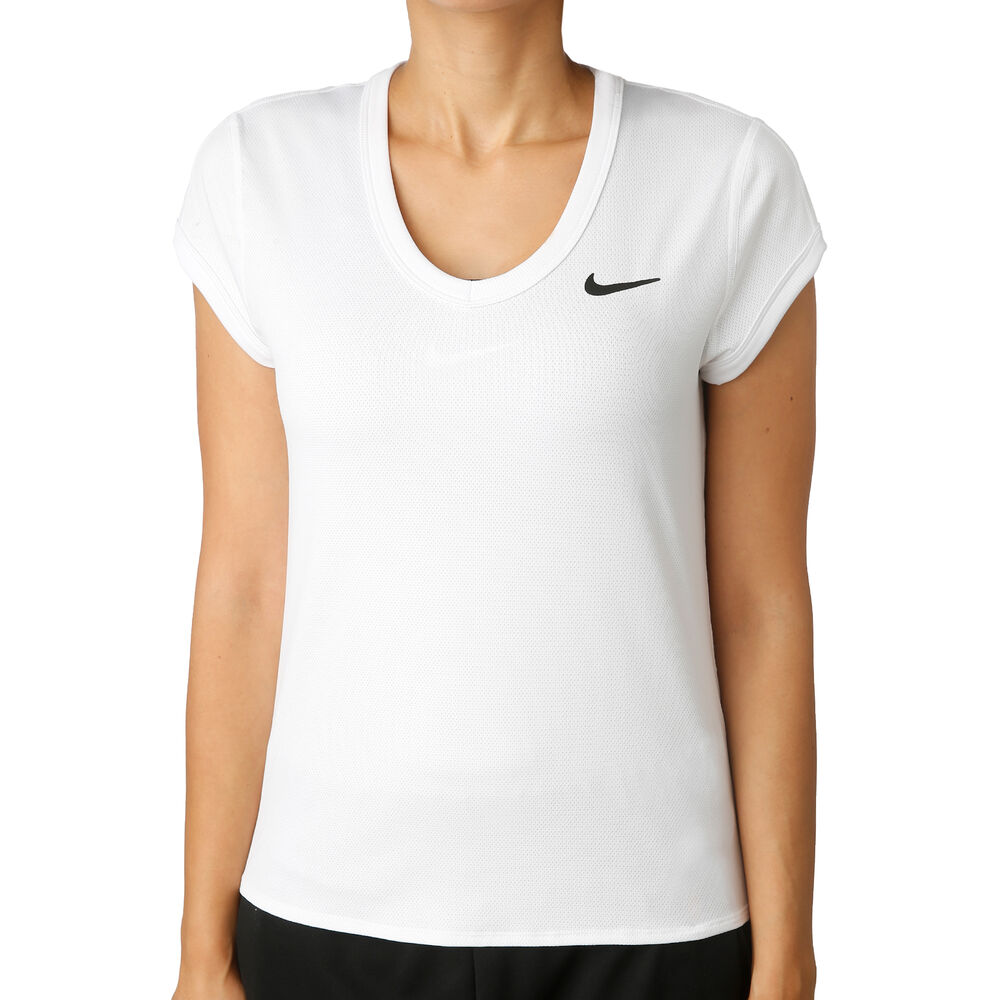 Nike Court Dry T-shirt Femmes - Blanc