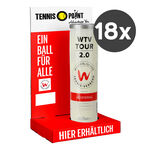Balle de tennis Wilson Wilson WTV TOUR 2.0 Tube de 4 