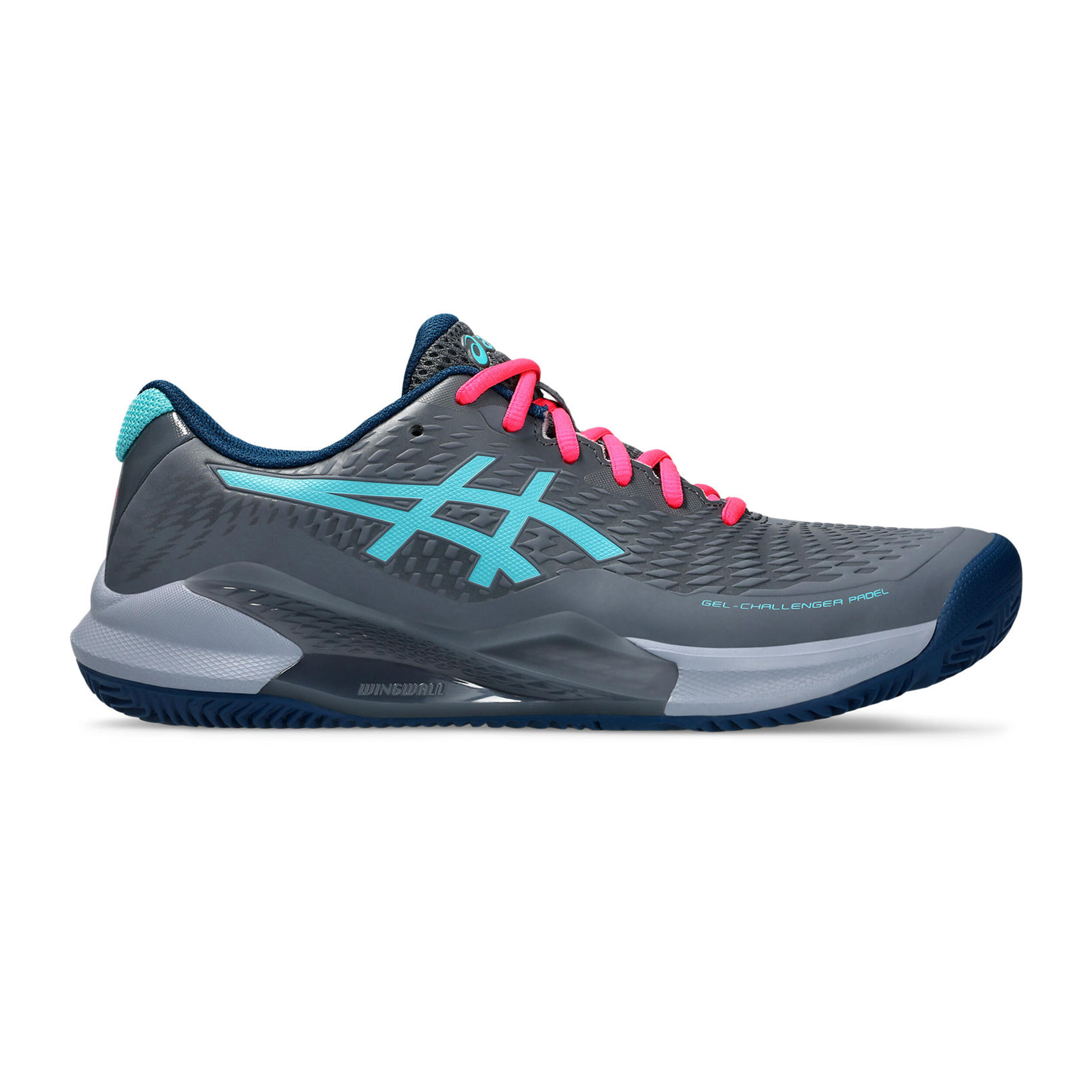 Gel Challenger Chaussures Padel Hommes Gris Bleu Clair