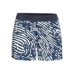 Vêtements BIDI BADU BIDI BADU Fingerprint Printed 2in1 Shorts Femmes-Bleu Foncé,Blanc