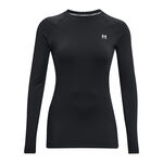 V&ecirc;tements Under Armour Under Armour Authentics Crew Haut Manches Longues Femmes-Noir