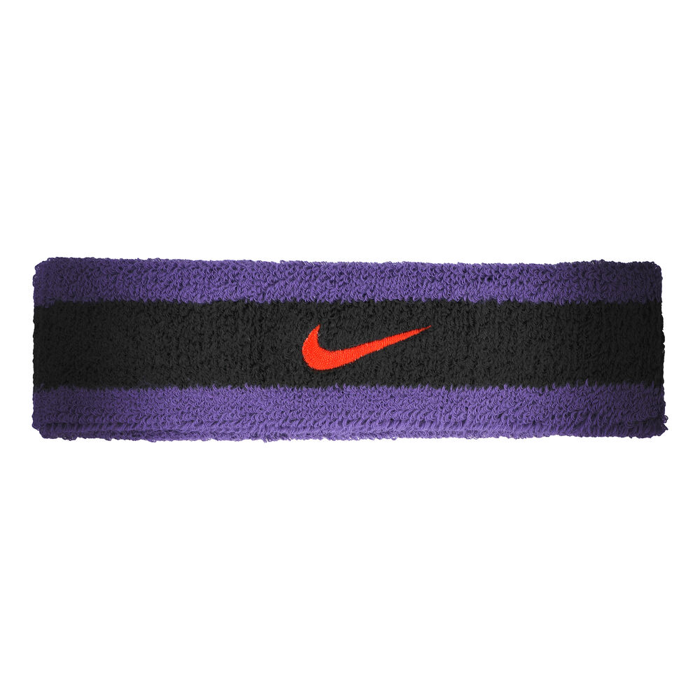 Nike Swoosh Bandeau - Violet , Noir