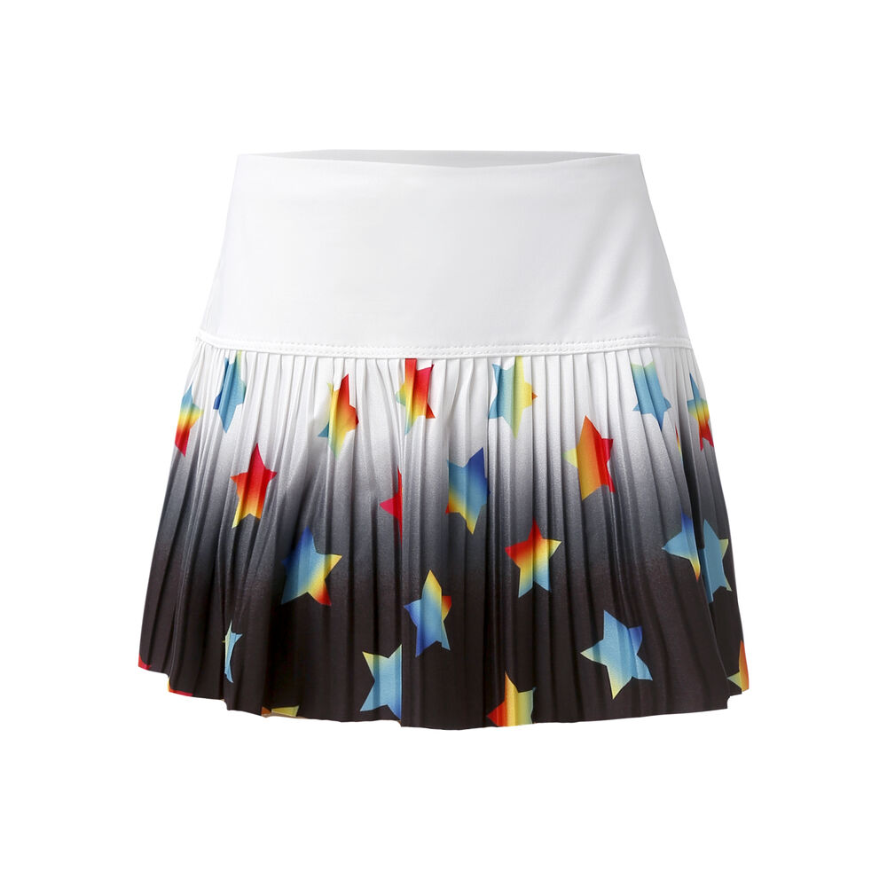 Lucky in Love OmbreStarPleatedFilles-Blanc,Multicouleur