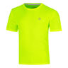 Solid T-shirt Hommes-jaunes fluo