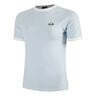 Teriasca T-shirt Femmes-Bleu Clair,Crème