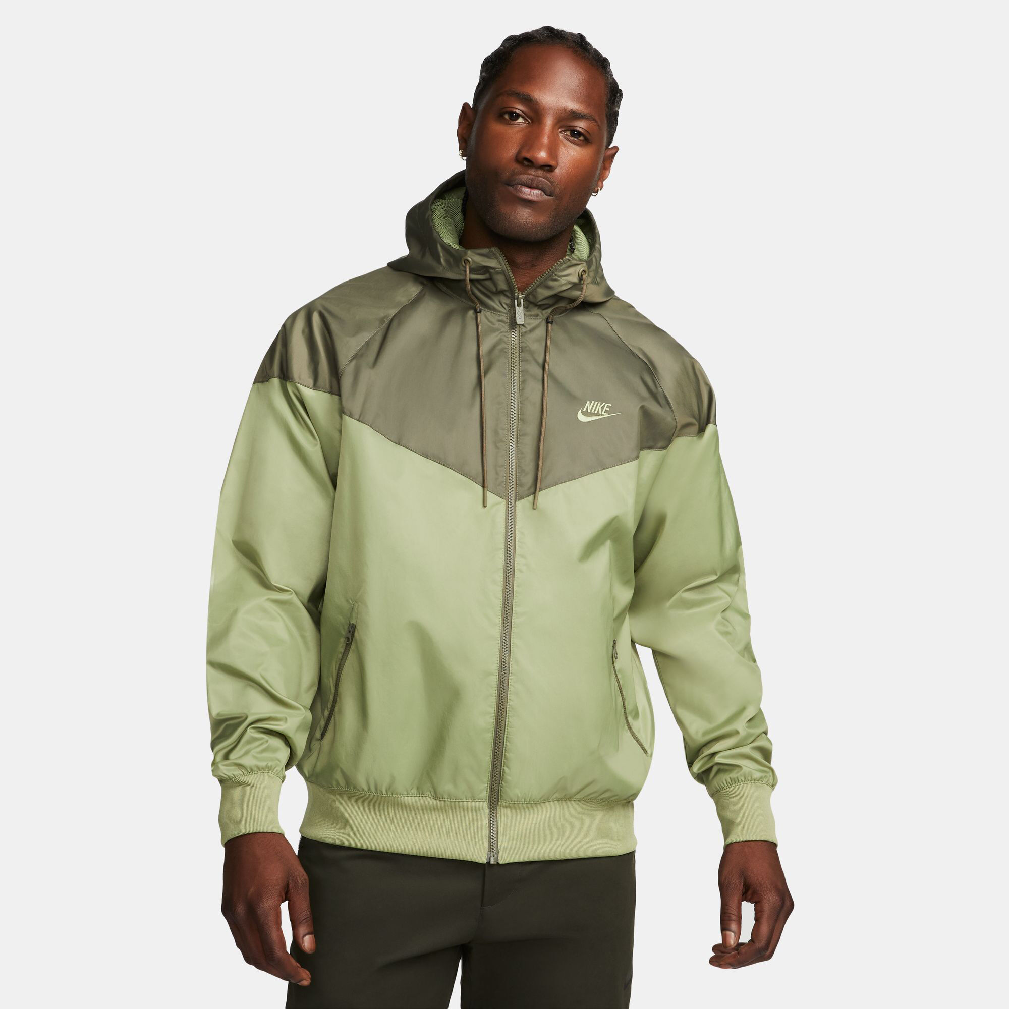 Heritage Essentials Windrunner Veste De Survêtement Hommes - Vert , Vert  Olive
