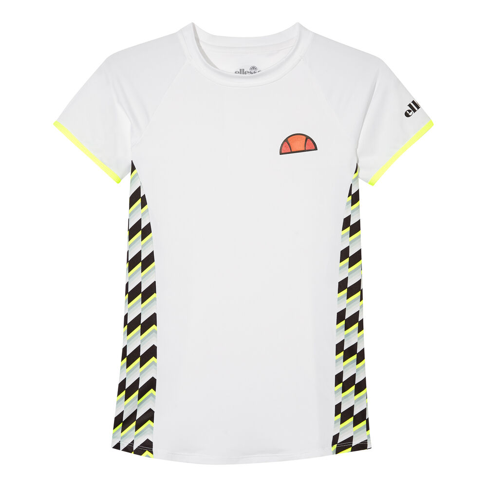 Ellesse Fervore T-shirt Femmes - Blanc , Jaunes Fluo