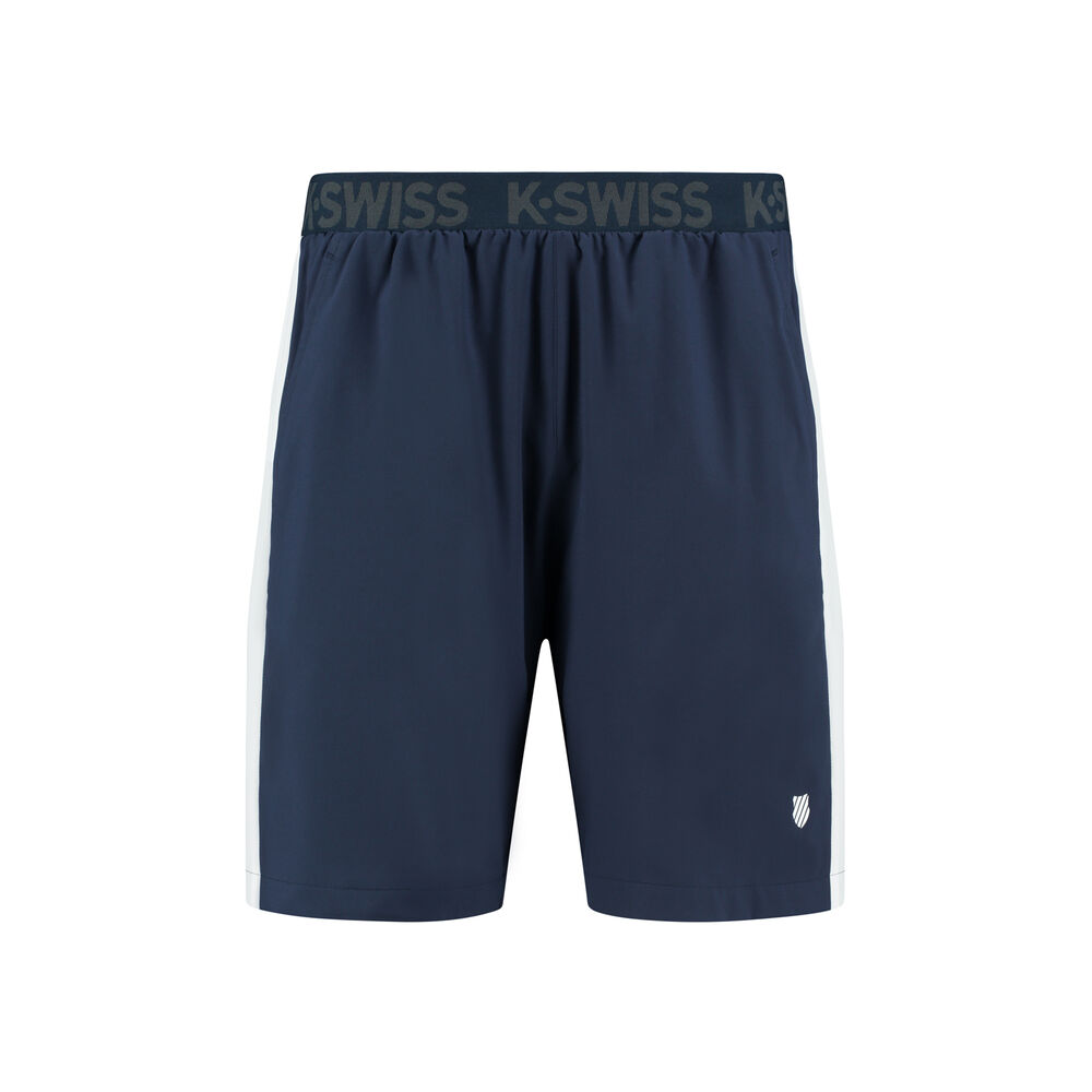 K-Swiss Heritage 8 Shorts Hommes - Bleu Foncé , Blanc