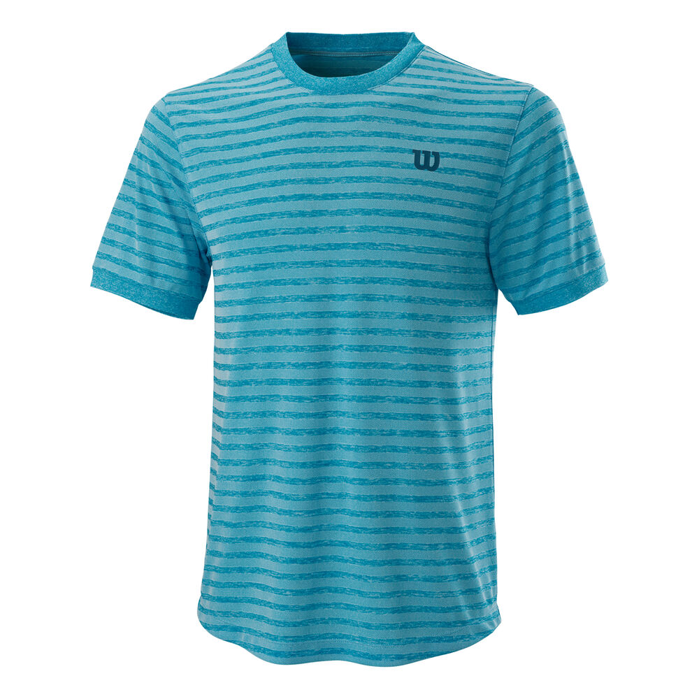 Wilson Stripe T-shirt Hommes - Turquoise , Bleu