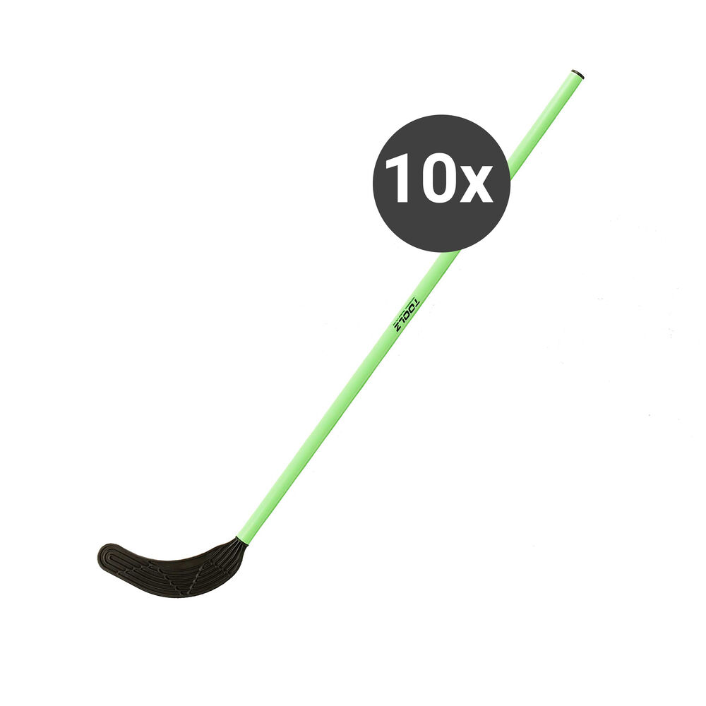 TOOLZ Crosses De Hockey Pack De 10 - Vert Fluo , Noir