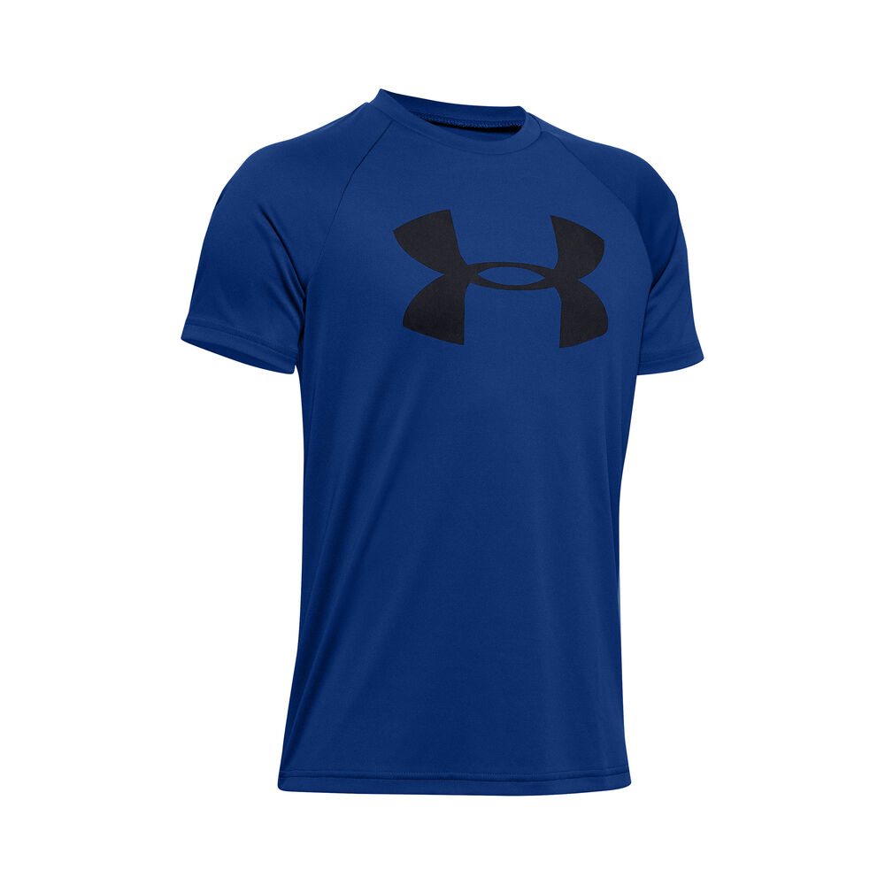 Under Armour Tech Big Logo T-shirt Garçons - Bleu , Noir