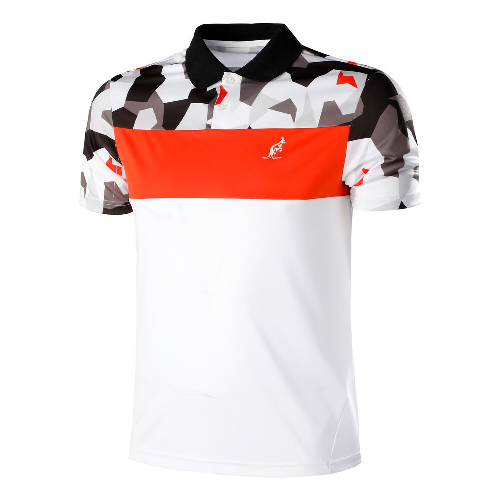 Australian Ace Stampa Camo Polo Hommes - Blanc , Multicouleur
