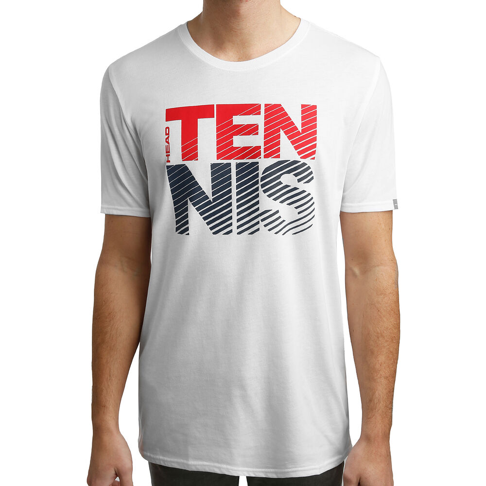 HEAD Club Christ T-shirt Hommes - Blanc , Rouge