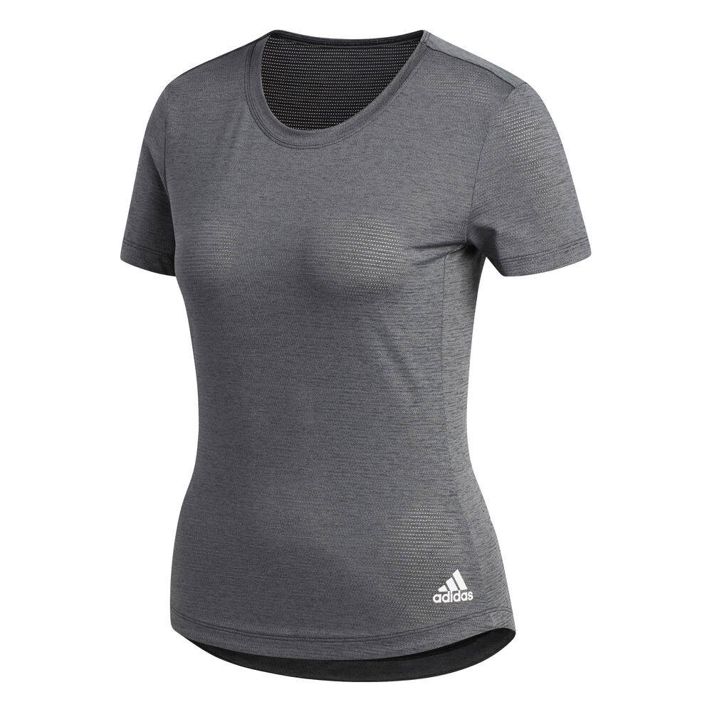 adidas Performance T-shirt Femmes - Gris Foncé, Blanc