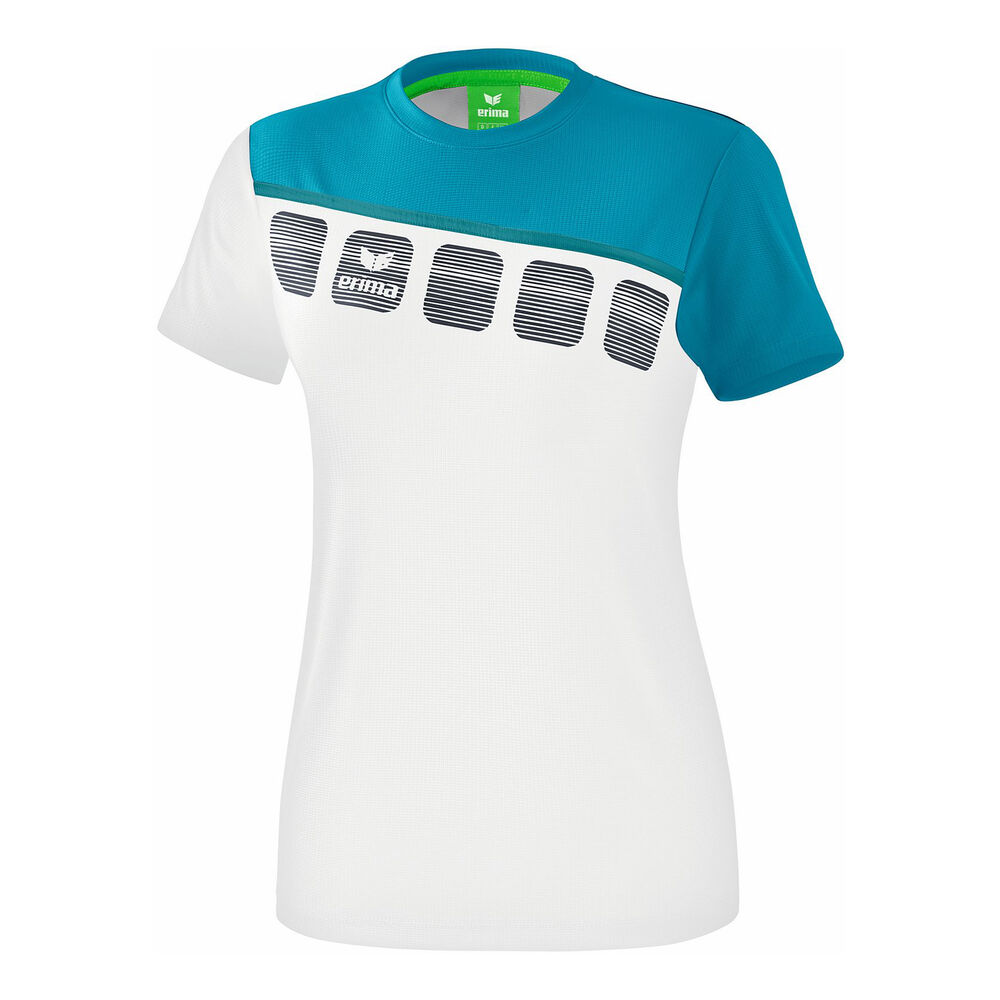 Erima 5-C Function T-shirt Femmes - Blanc , Bleu