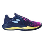 Chaussures de tennis Babolat Babolat Propulse Fury 3 Chaussure Terre Battue Hommes-Bleu Foncé,Pink