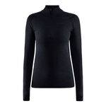 Vêtements Craft Craft Core Dry Active Comfort Half-Zip Haut Manches Longues Femmes-Noir