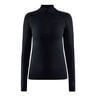 Core Dry Active Comfort Half-Zip Haut Manches Longues Femmes-Noir