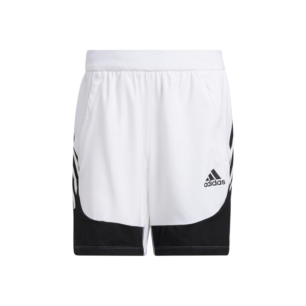 adidas Primeblue Aero 3-Stripes Shorts Hommes - Blanc , Noir
