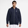 Club Bb Full-Zip Gilet En Coton Hommes-Bleu Foncé