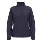 V&ecirc;tements Odlo Odlo Essential Light Veste running Femmes-bleu fonc&eacute;