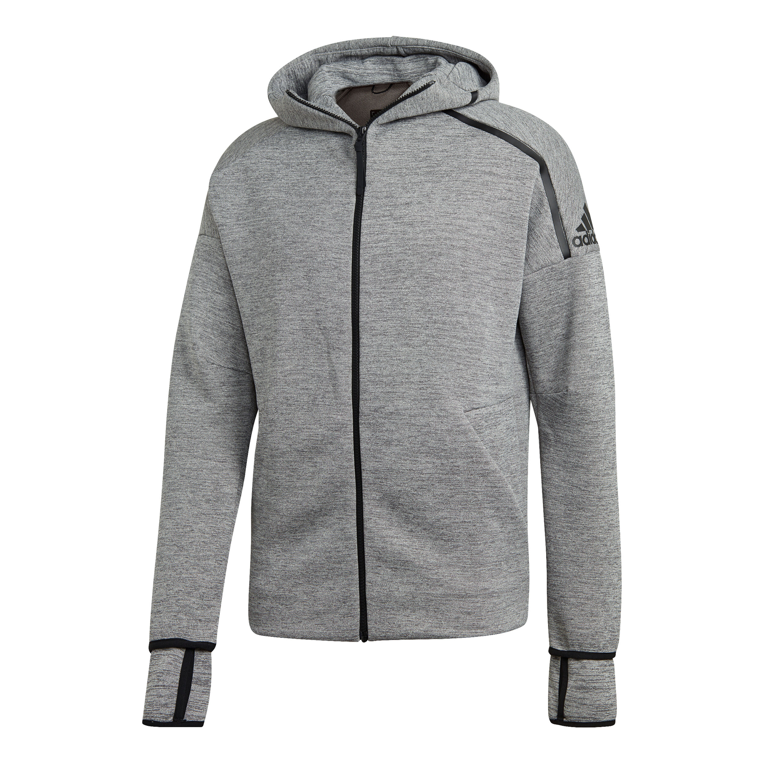 Buy adidas Z.N.E. Fast Release Zipper Gilet En Coton Hommes Gris Noir online Tennis Point FR