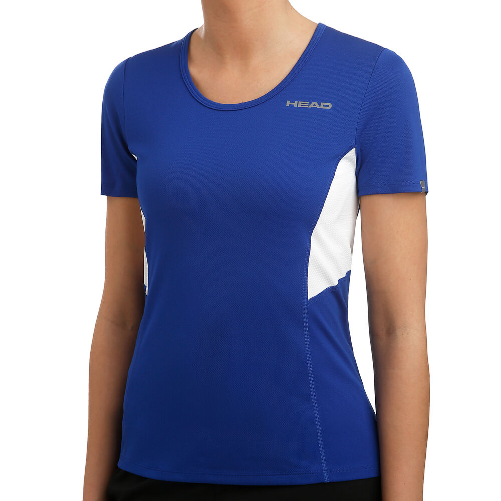 HEAD Club Tech T-shirt Femmes - Bleu , Blanc