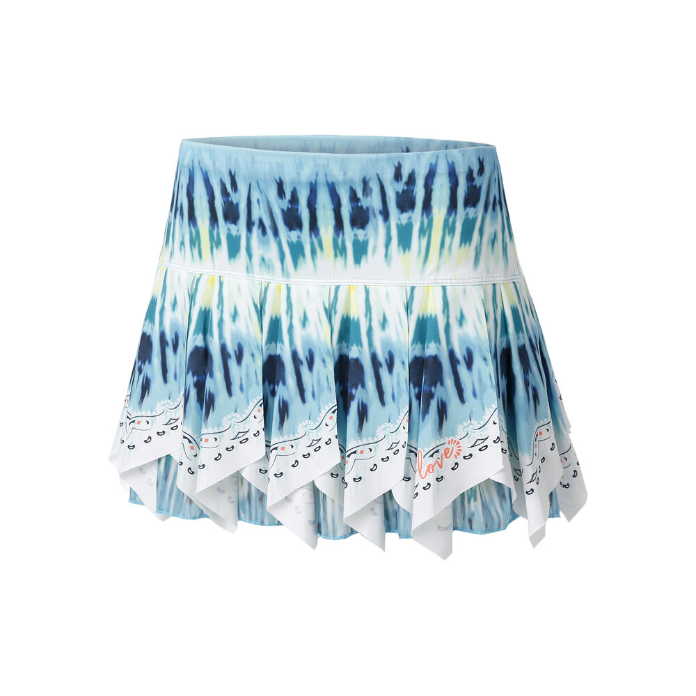 Lucky in Love Trippy Scarf Jupe Femmes - Blanc , Turquoise