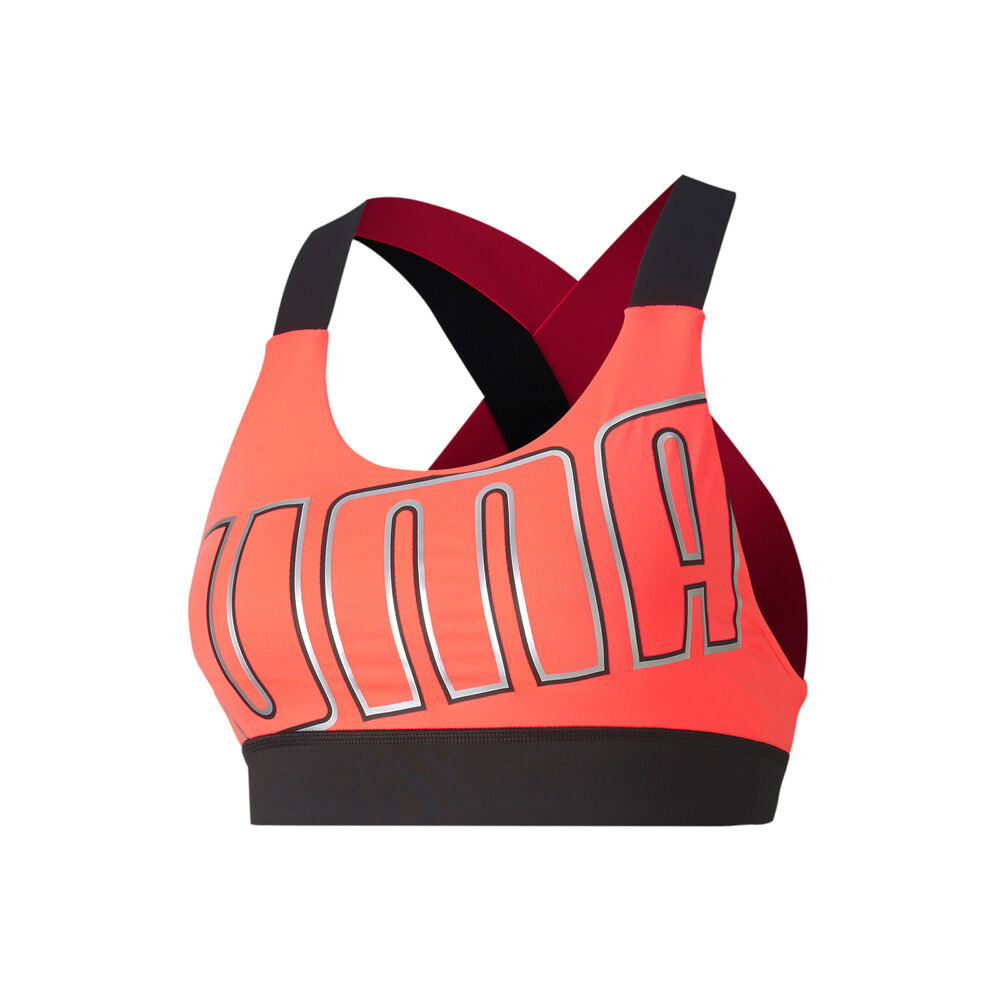 Puma Feel It Soutien-gorge Sport Femmes - Corail , Noir