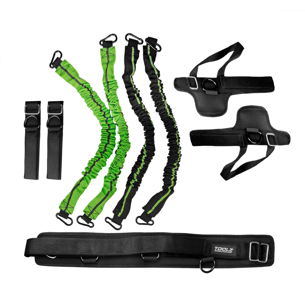 TOOLZ Expandable Belt Aide à L’entraînement - Noir , Vert