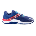 Chaussures de padel Babolat Babolat Movea 2 Men Chaussures Padel Hommes-Bleu Fonc&eacute;,Rouge