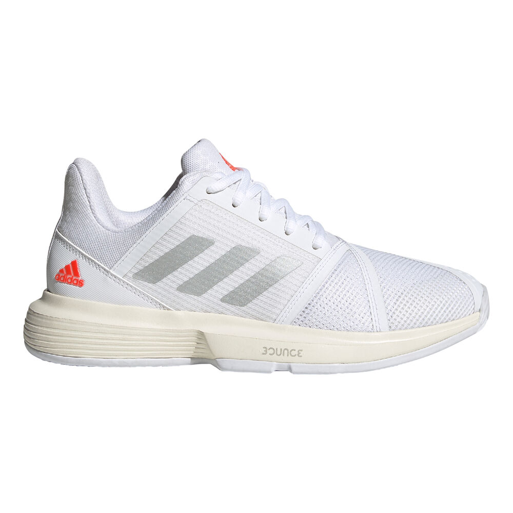 adidas Court Jam Bounce Chaussures Toutes Surfaces Femmes - Blanc , Argent