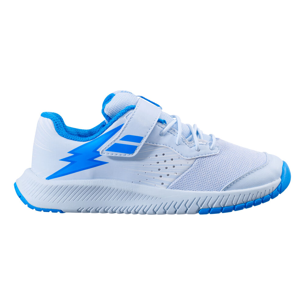 Babolat Pulsion Kid Chaussures Toutes Surfaces Enfants - Blanc , Bleu