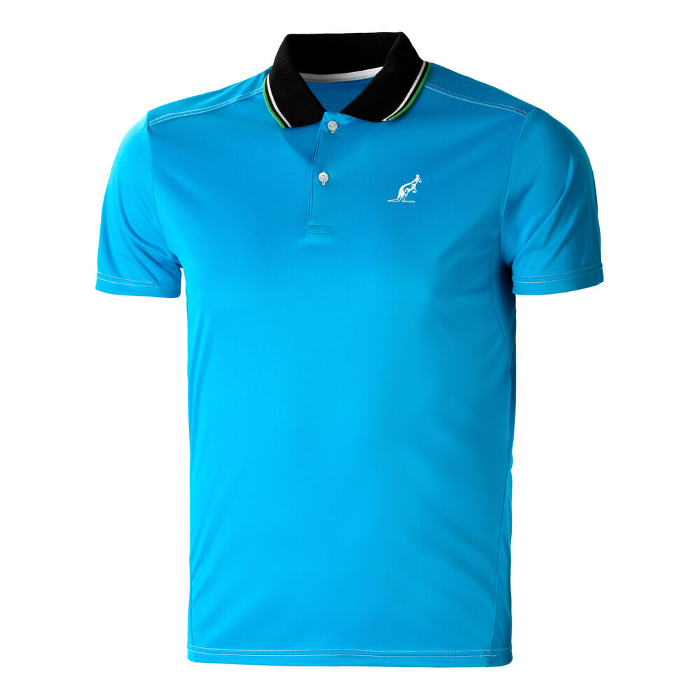 Australian Ace Con Collo Rigato Polo Hommes - Turquoise , Noir