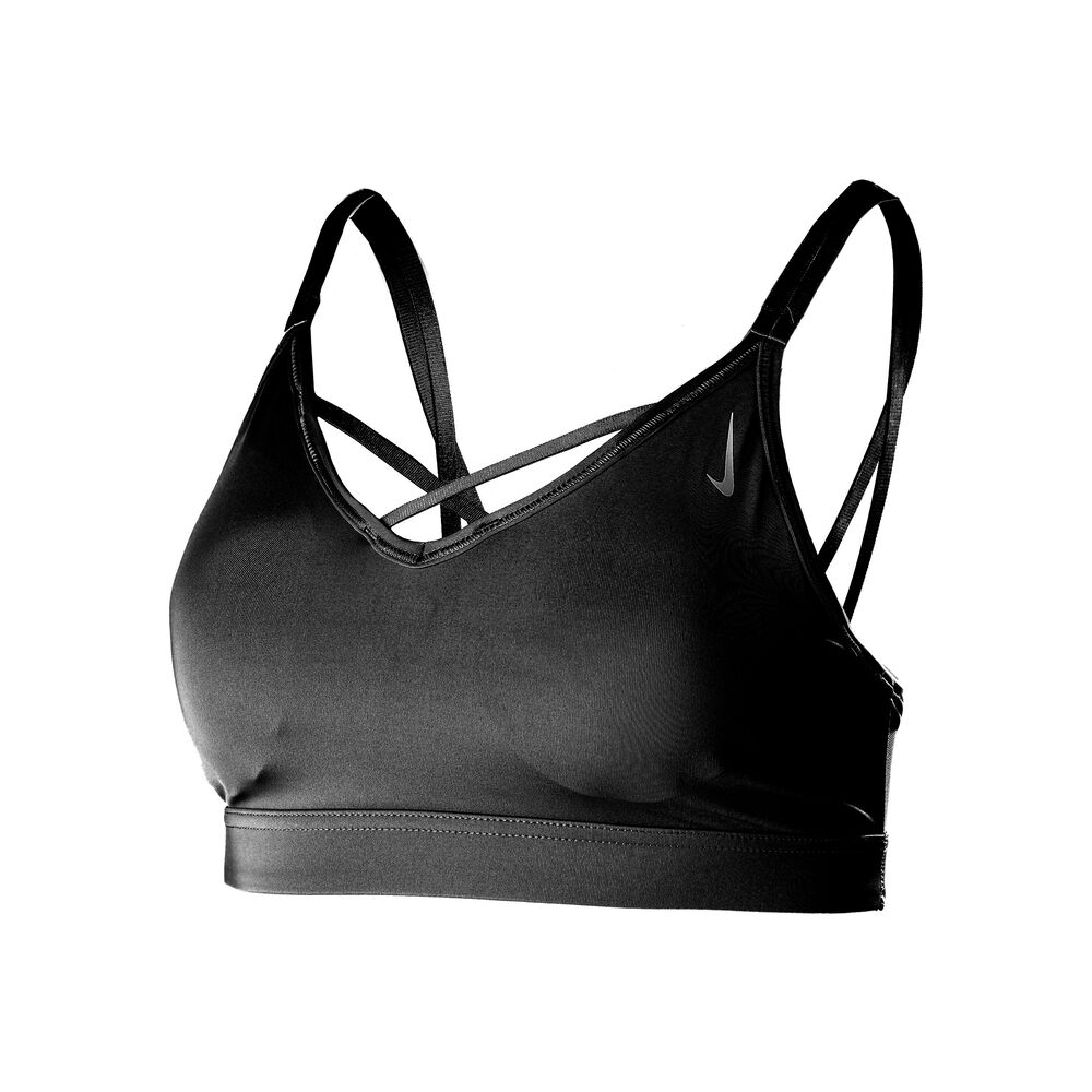 Nike Dri-Fit Indy Light Support Strappy Soutien-gorge Sport Femmes - Noir