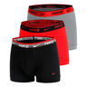 Everyday Stretch Trunk Cale&ccedil;on Pack de 3 Hommes - noir, rouge