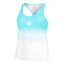 Crew Gradiant D&eacute;bardeur Tank Top Femmes-Turquoise,Blanc