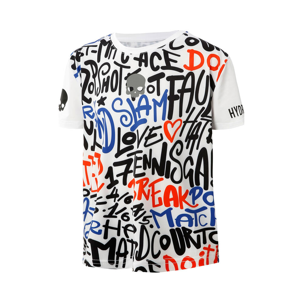 Hydrogen Tech Graffiti T-shirt Garçons - Blanc , Multicouleur