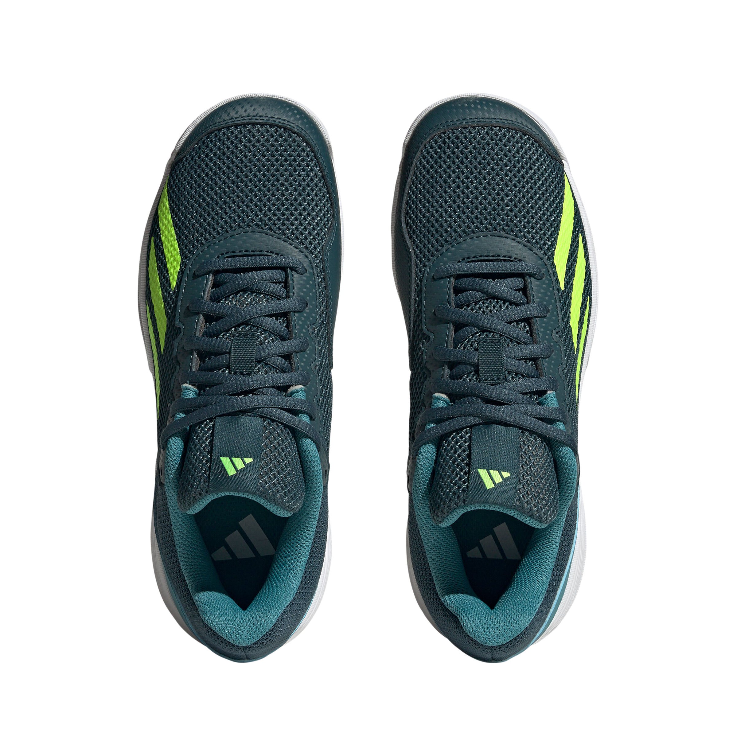 Buy adidas Courtflash Chaussures Toutes Surfaces Enfants Gris Vert Fluo online Tennis Point FR