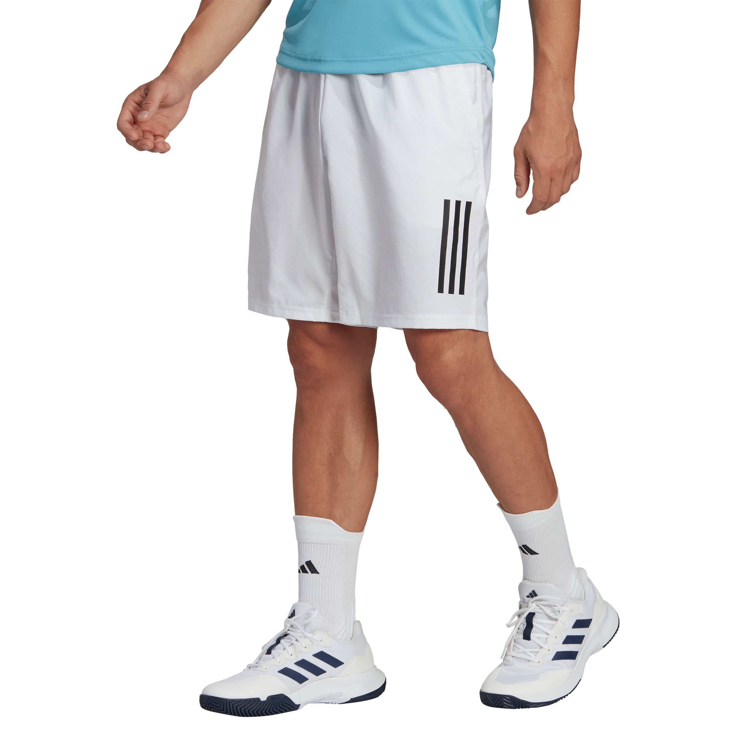 Buy adidas Club 3 Stripes 7in Shorts Hommes Blanc Noir online Tennis Point FR