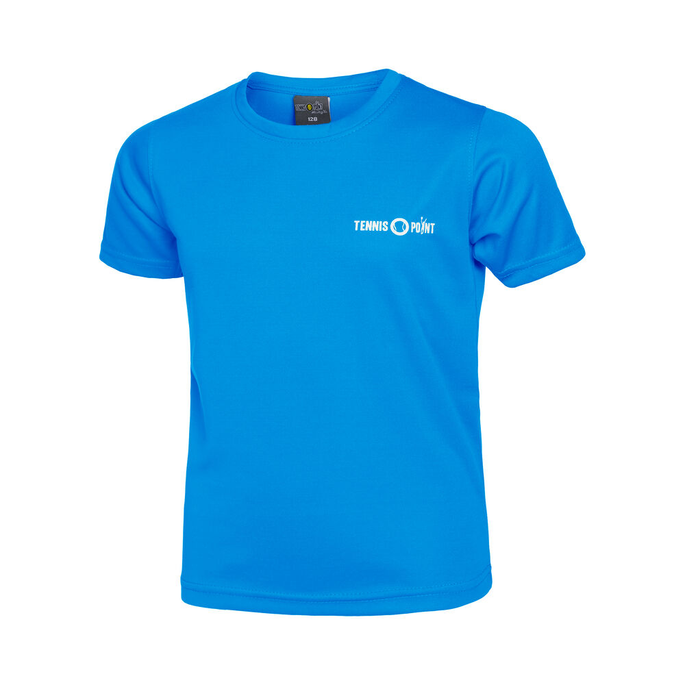 Tennis-Point Basic Function T-shirt Enfants - Bleu , Blanc