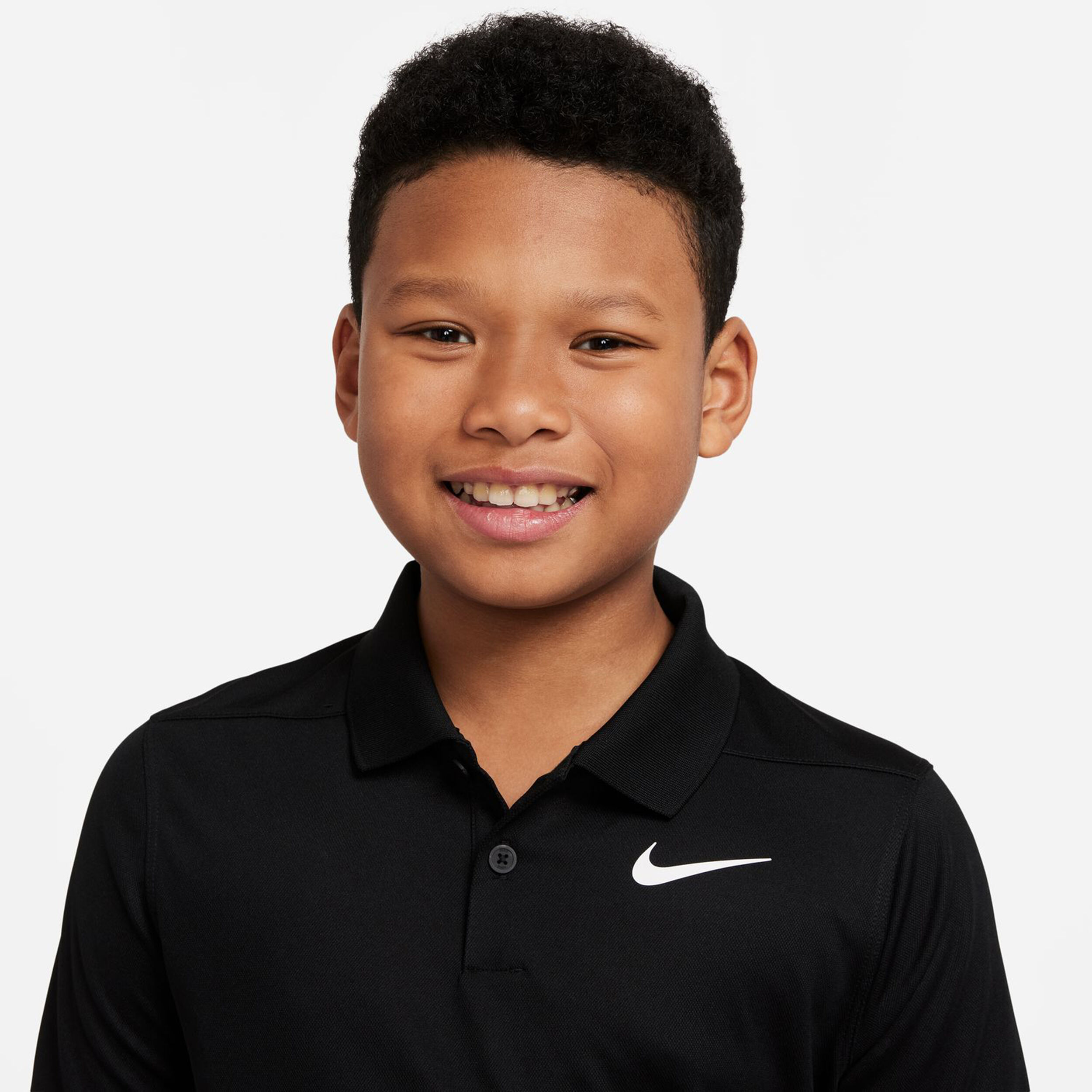 Buy Nike Dri Fit Victory Polo Garcons Noir Blanc online Tennis Point FR