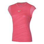 V&ecirc;tements Mizuno Mizuno Aero Maillot De Course Femmes-Rouge